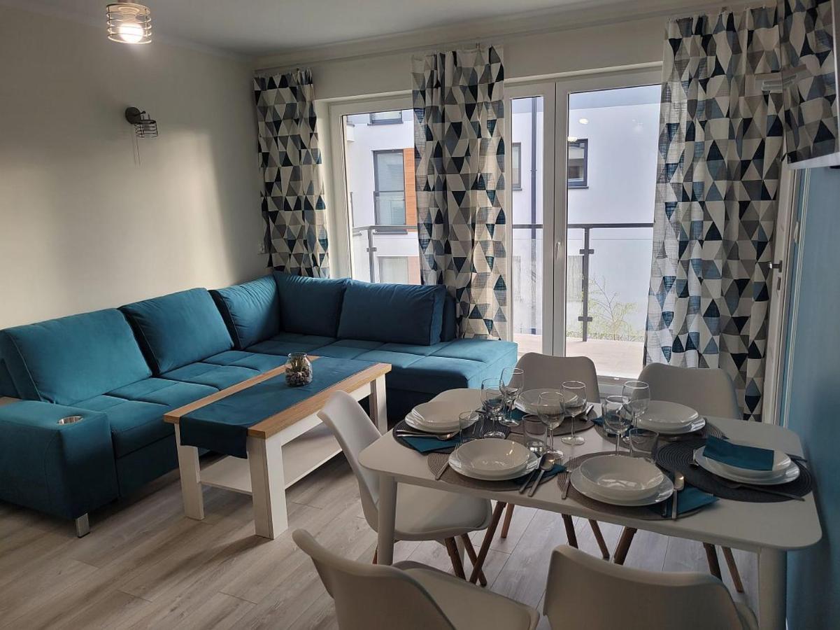 Pobierowo Baltic Apartament Turkusowy Eksteriør billede