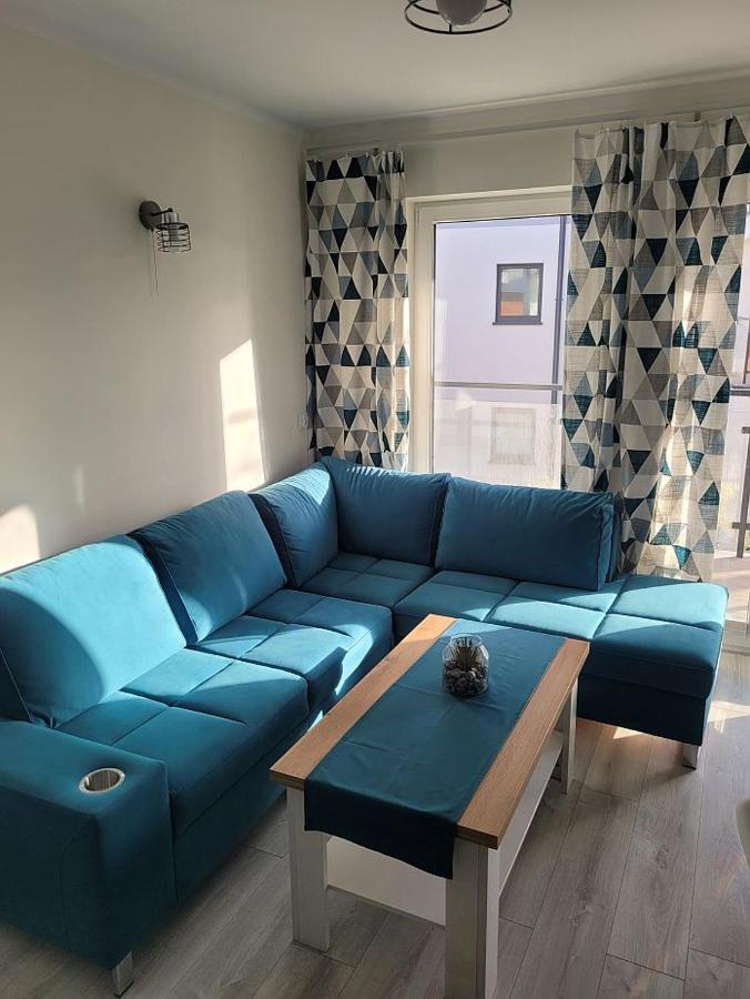 Pobierowo Baltic Apartament Turkusowy Eksteriør billede