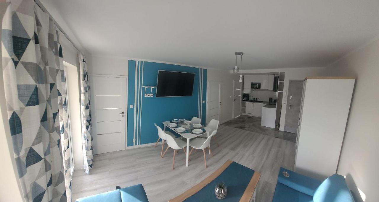 Pobierowo Baltic Apartament Turkusowy Eksteriør billede