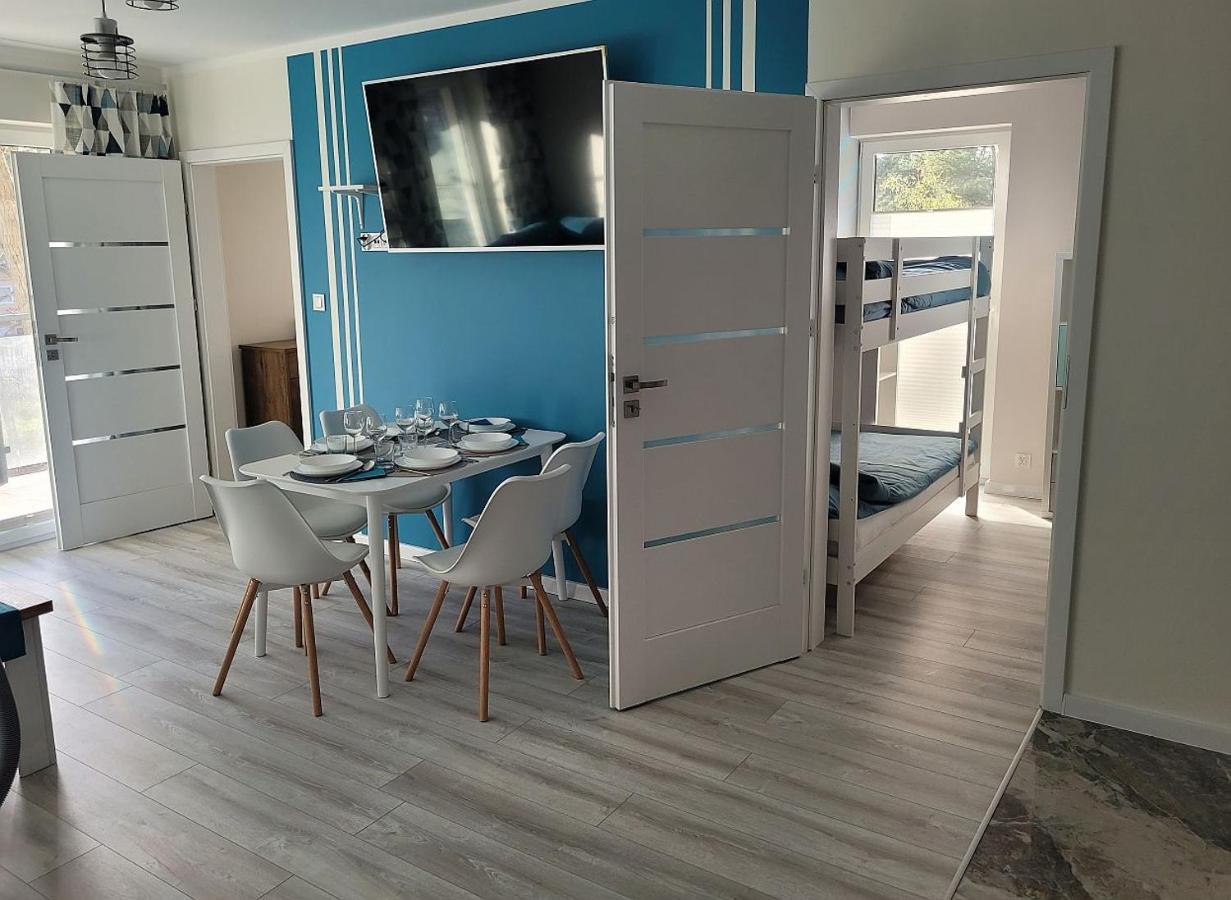 Pobierowo Baltic Apartament Turkusowy Eksteriør billede