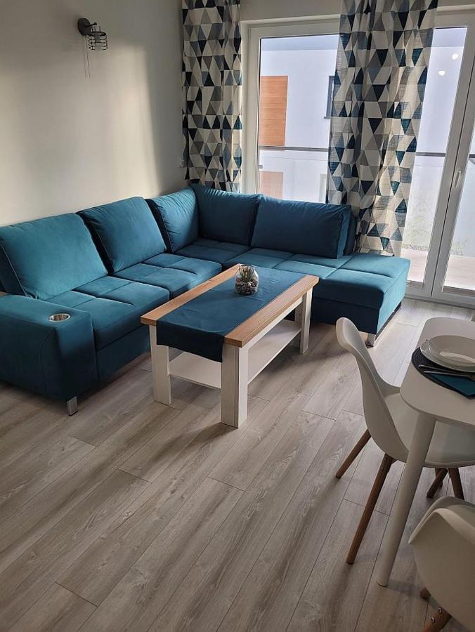 Pobierowo Baltic Apartament Turkusowy Eksteriør billede