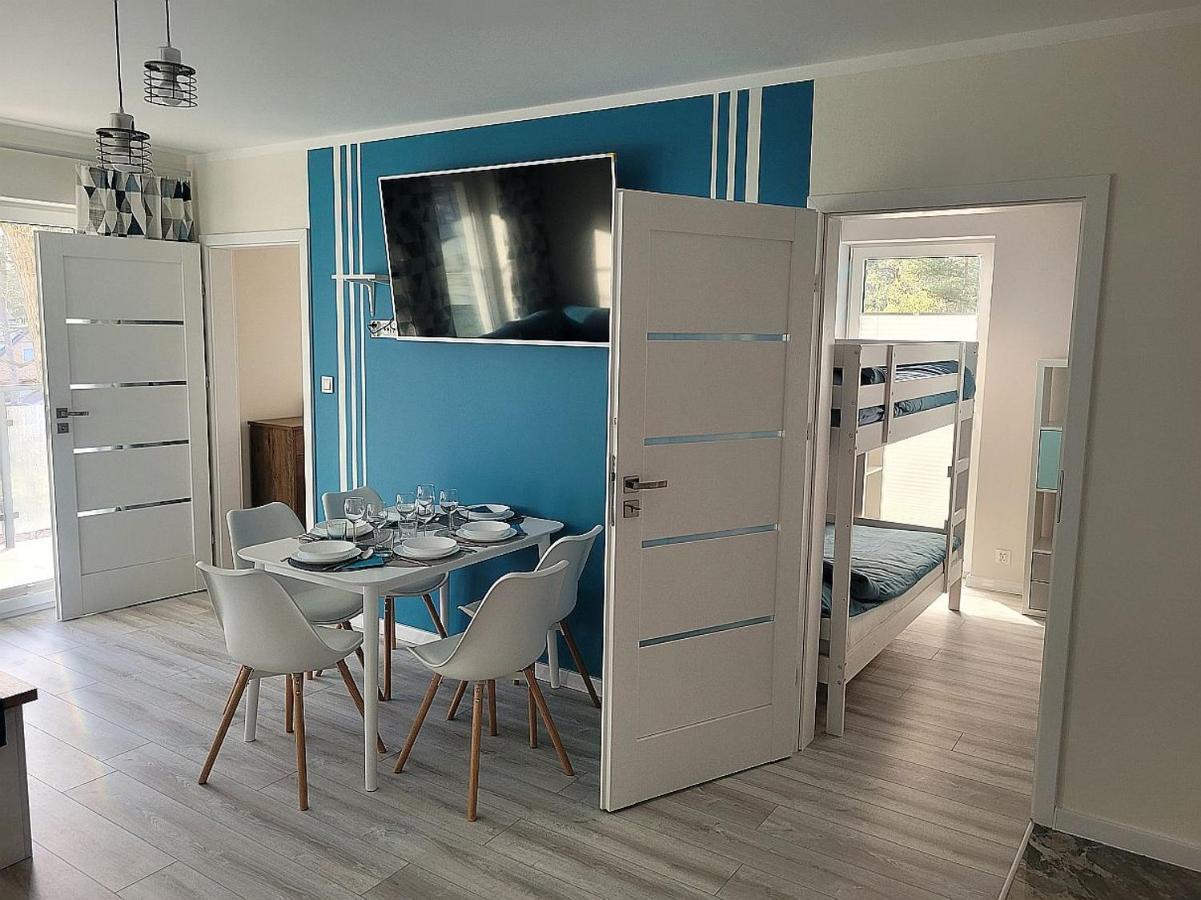 Pobierowo Baltic Apartament Turkusowy Eksteriør billede