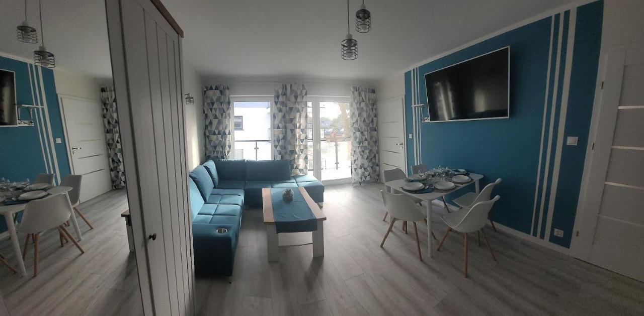 Pobierowo Baltic Apartament Turkusowy Eksteriør billede