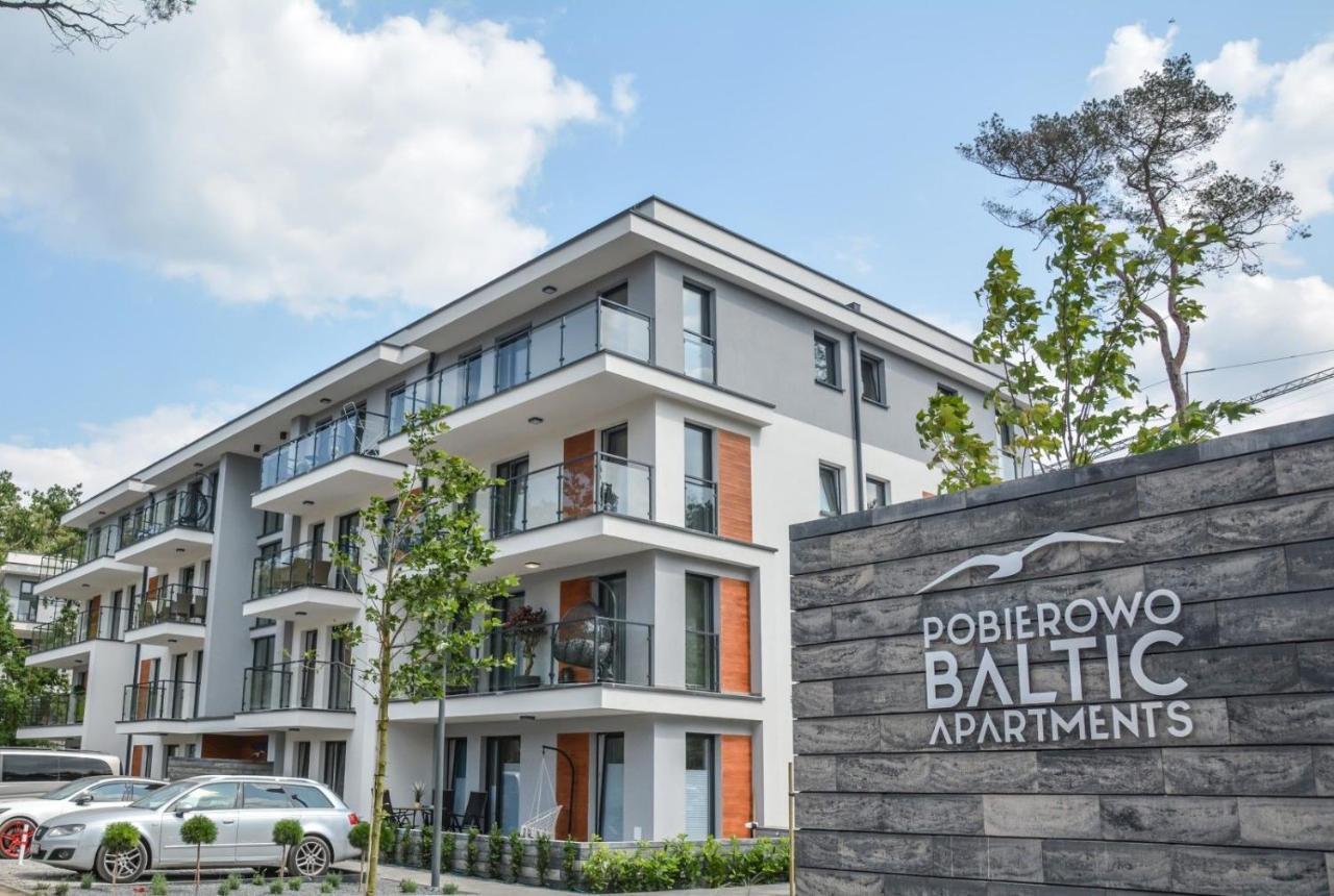 Pobierowo Baltic Apartament Turkusowy Eksteriør billede