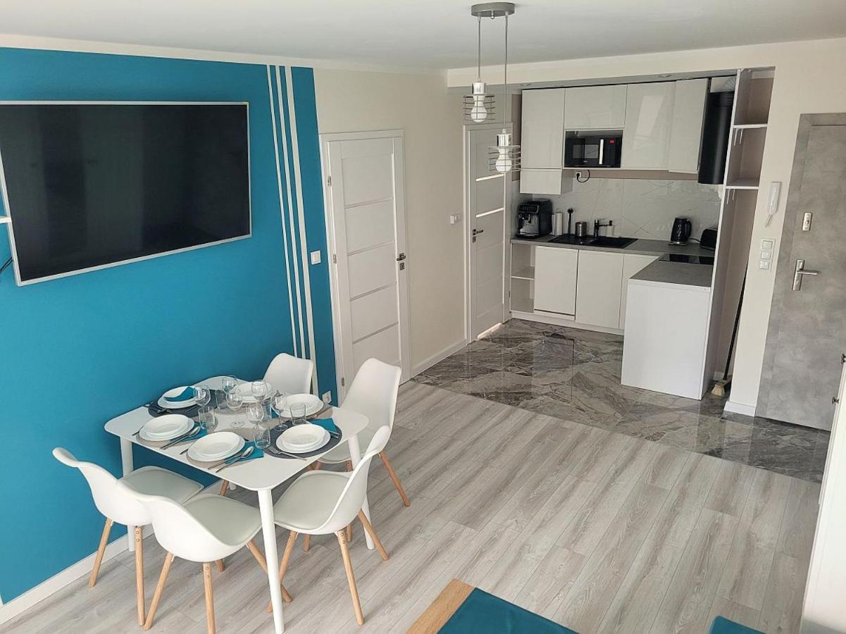 Pobierowo Baltic Apartament Turkusowy Eksteriør billede