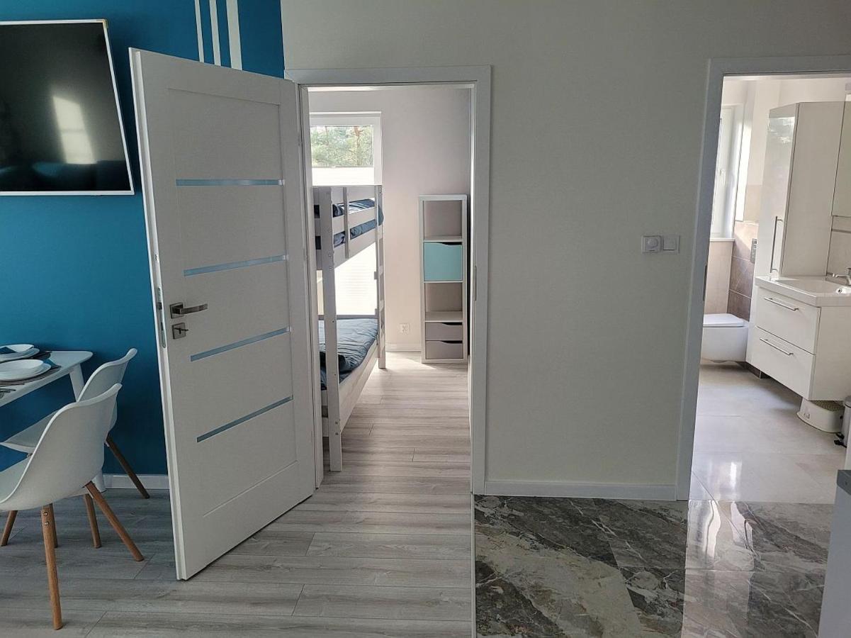 Pobierowo Baltic Apartament Turkusowy Eksteriør billede