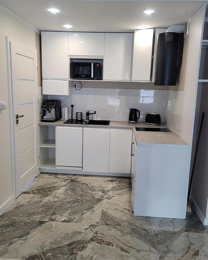 Pobierowo Baltic Apartament Turkusowy Eksteriør billede