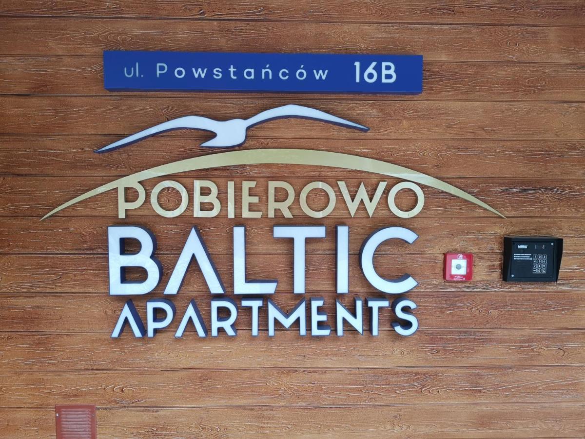 Pobierowo Baltic Apartament Turkusowy Eksteriør billede