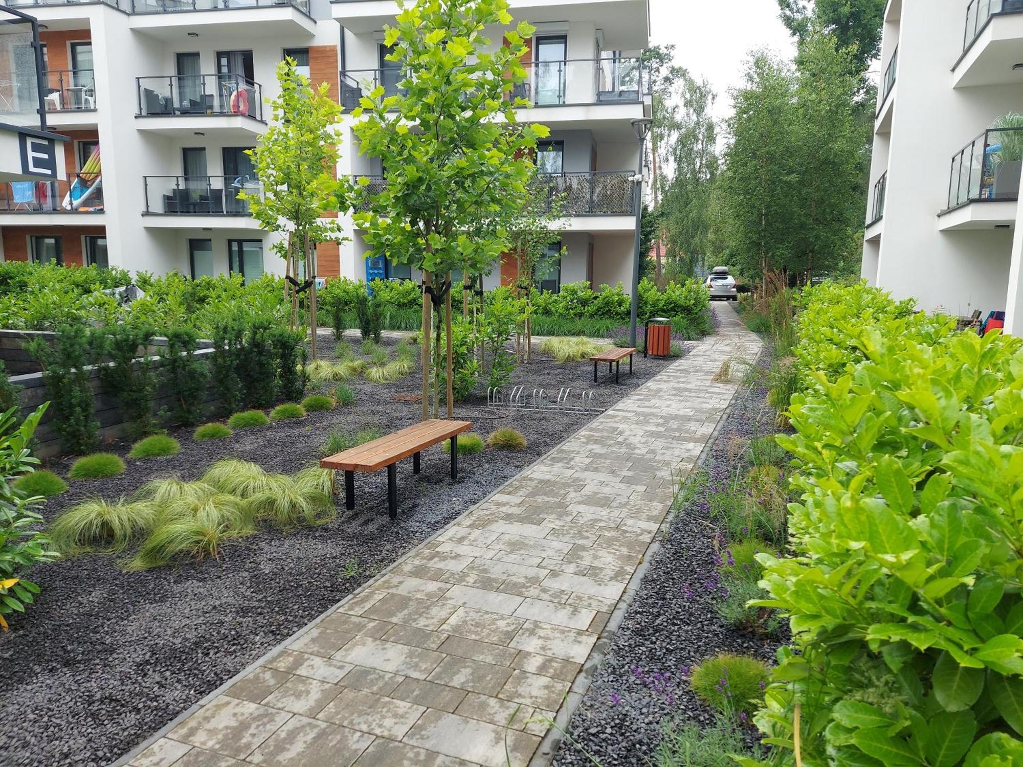 Pobierowo Baltic Apartament Turkusowy Eksteriør billede