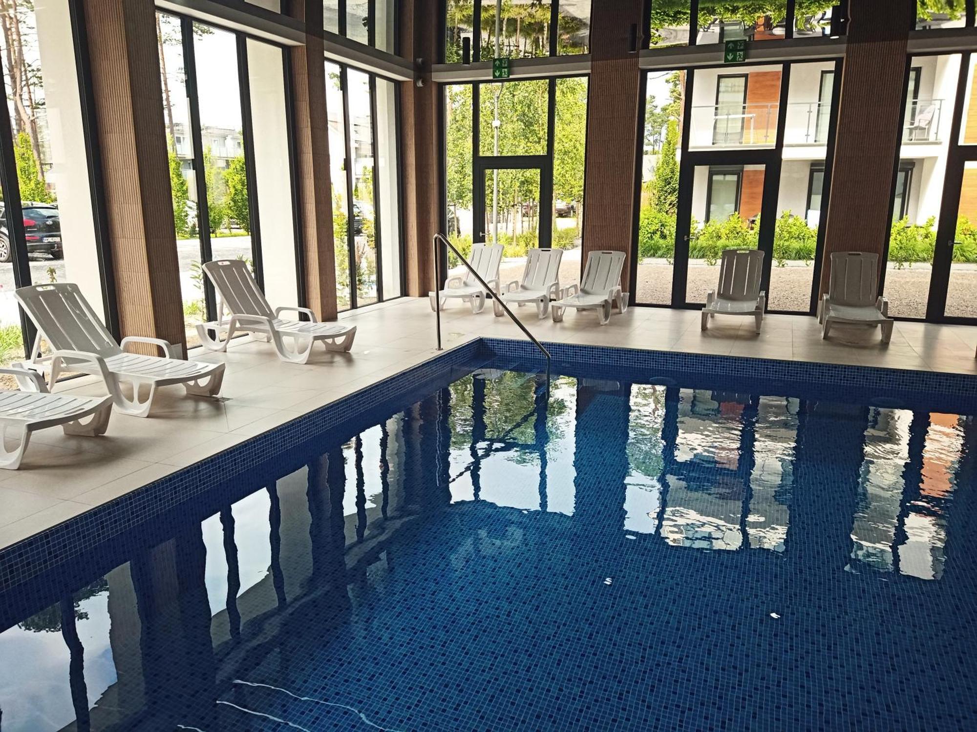 Pobierowo Baltic Apartament Turkusowy Eksteriør billede